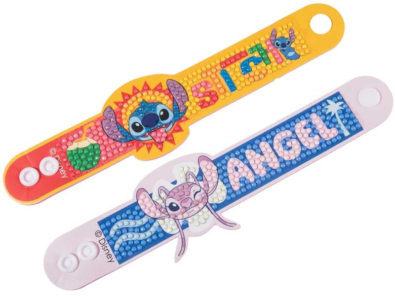 Craft Buddy - Stitch & Angel Crystal Art Friendship Bracelet