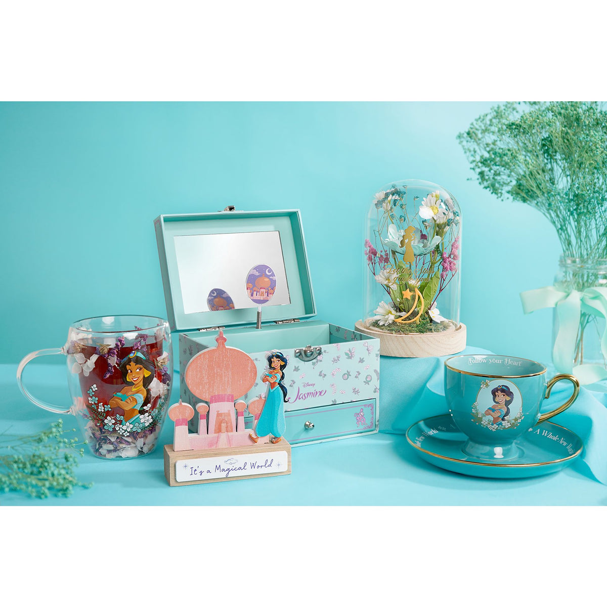 Disney Pastel Princess Musical Jewellery Box - Jasmine