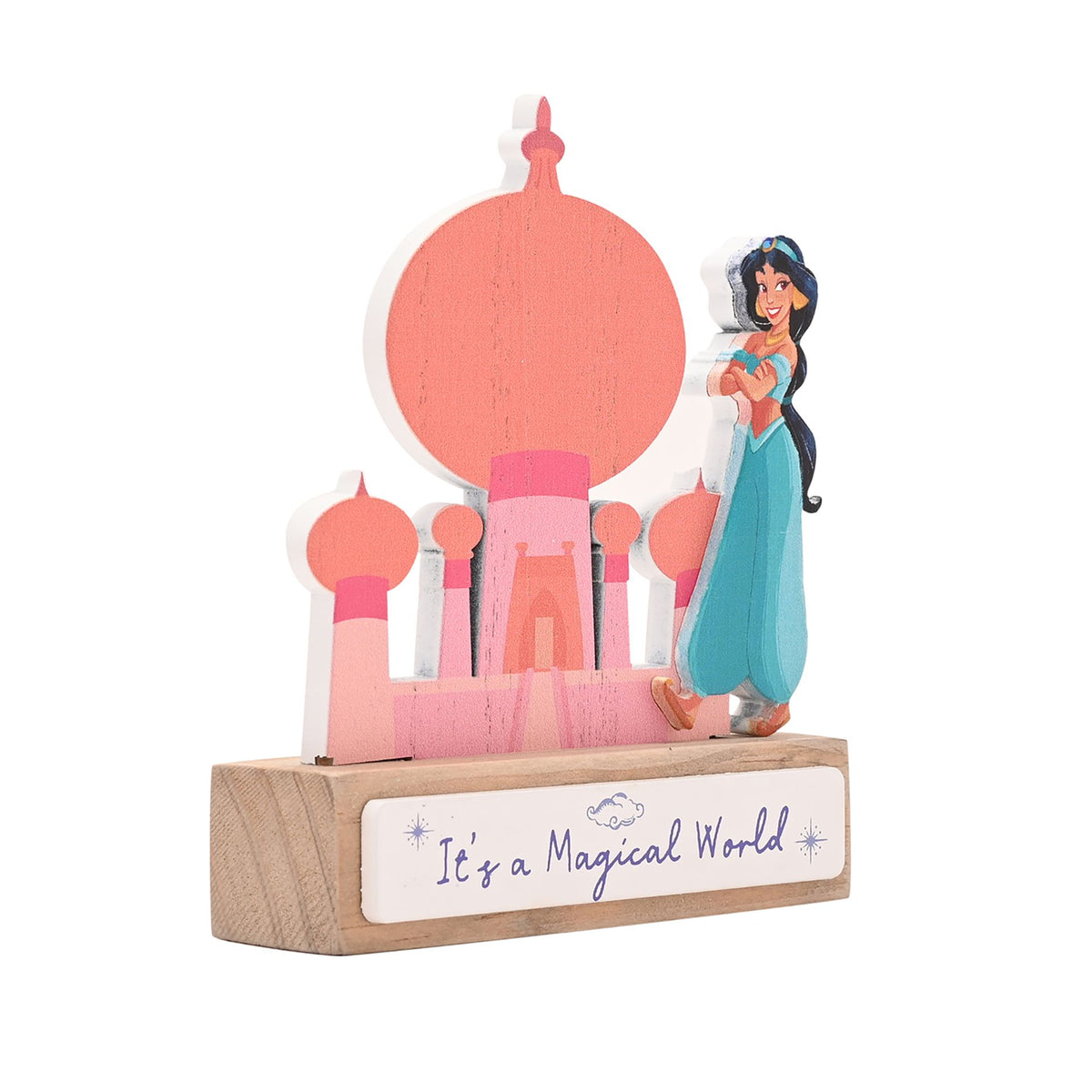 Disney Pastel Princess Mini Castle Plaque - Jasmine