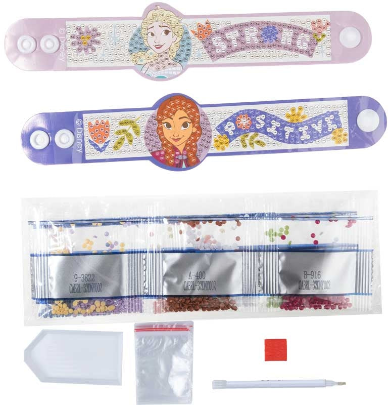 Craft Buddy - Elsa & Anna Crystal Art Friendship Bracelet