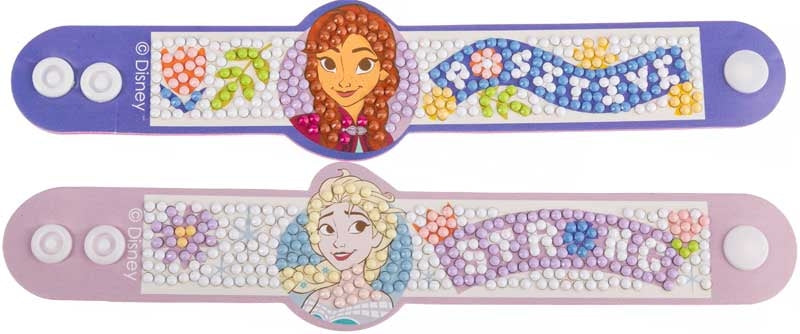 Craft Buddy - Elsa & Anna Crystal Art Friendship Bracelet