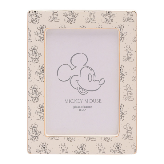 Disney Mickey & Minnie Ceramic Frame 4" x 6"